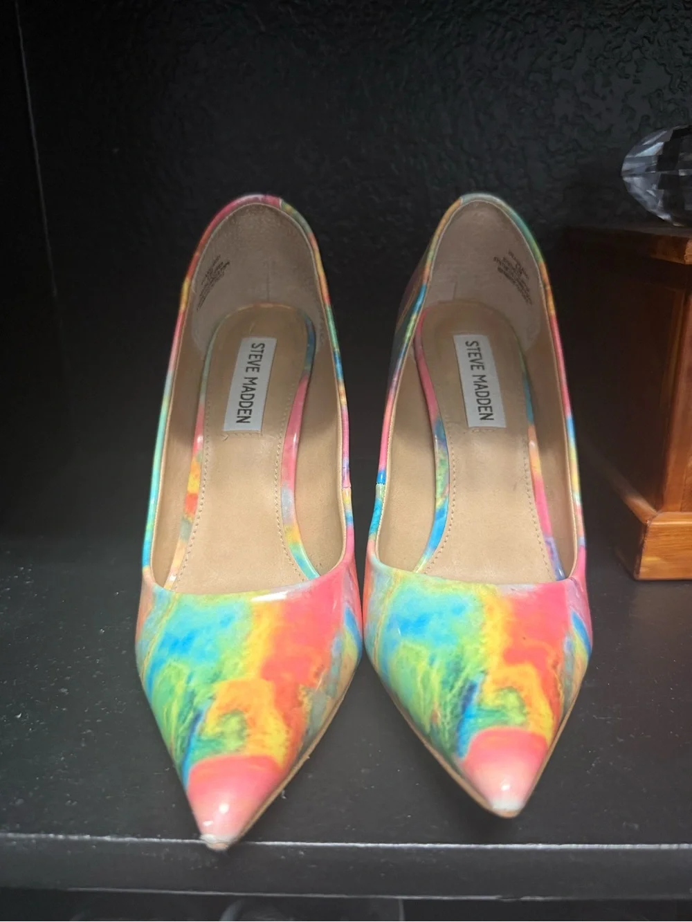 Steve Madden Multicolor Pointed Toe Stiletto Heels Size 6.5